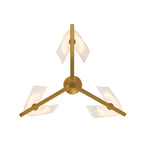 Mingle 3 Light Pendant - Satin Brass
