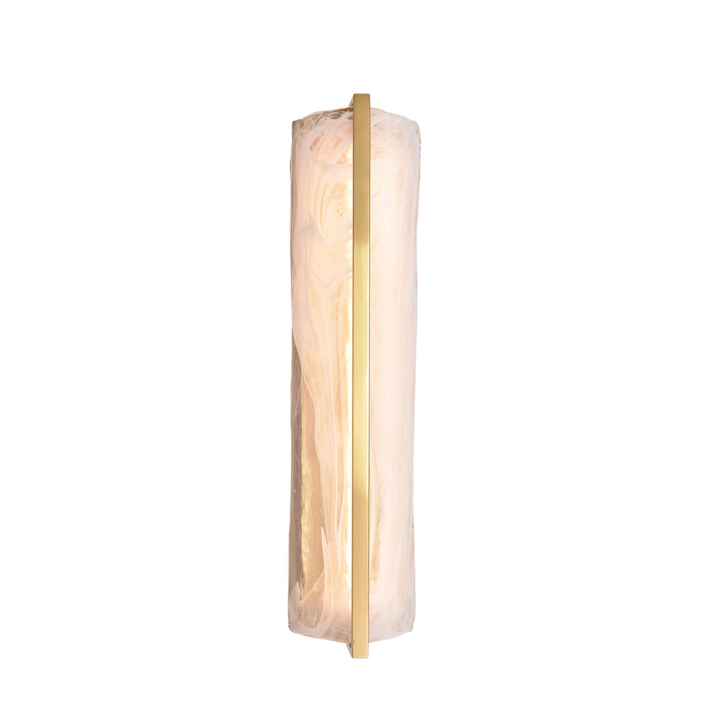 Mingle 1 Light Tall Sconce - Satin Brass