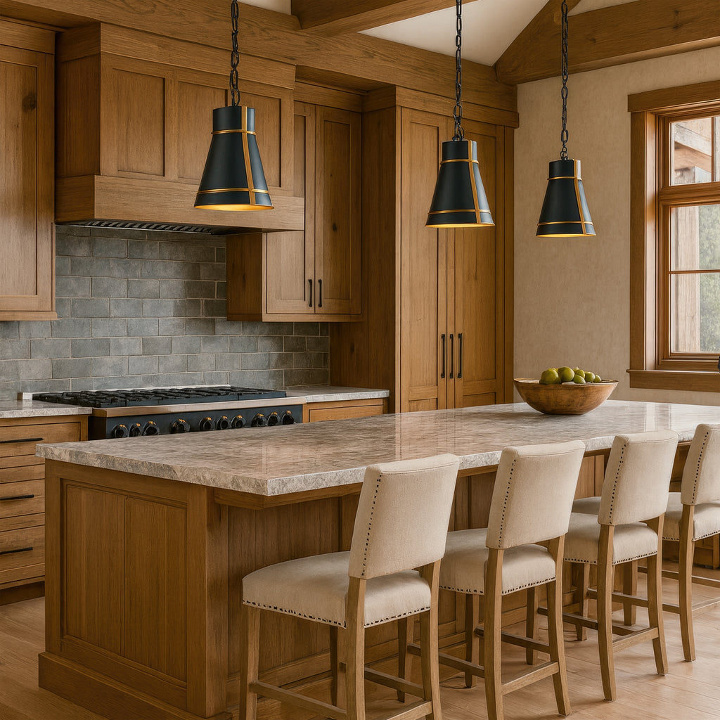 Brasserie 1 Light Mini Pendant - Blackened Zinc/Heritage Bronze