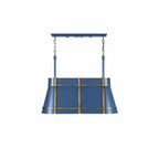 Brasserie 3 Light Linear - French Blue/Heritage Bronze