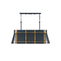 Brasserie 4 Light Linear - Blackened Zinc/Heritage Bronze