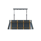Brasserie 4 Light Linear - Blackened Zinc/Heritage Bronze