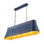 Brasserie 5 Light Linear - French Blue/Heritage Bronze