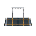 Brasserie 5 Light Linear - Blackened Zinc/Heritage Bronze