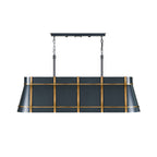 Brasserie 5 Light Linear - Blackened Zinc/Heritage Bronze