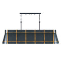 Brasserie 6 Light Linear - Blackened Zinc/Heritage Bronze