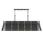 Brasserie 6 Light Linear - Blackened Zinc/Heritage Bronze