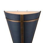 Brasserie 1 Light Sconce - Blackened Zinc/Heritage Bronze