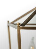 Gridlock 4 Light Pendant - Antique Bronze
