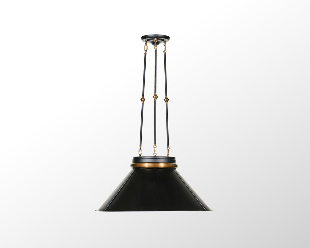 Mood Swings 1 Light Round Pendant - Heritage Black/Heritage Bronze