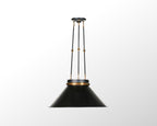Mood Swings 1 Light Round Pendant - Heritage Black/Heritage Bronze