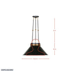 Mood Swings 1 Light Round Pendant - Heritage White/Heritage Bronze