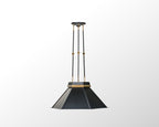 Mood Swings 1 Light Hexagonal Pendant - Heritage Black/Heritage Bronze