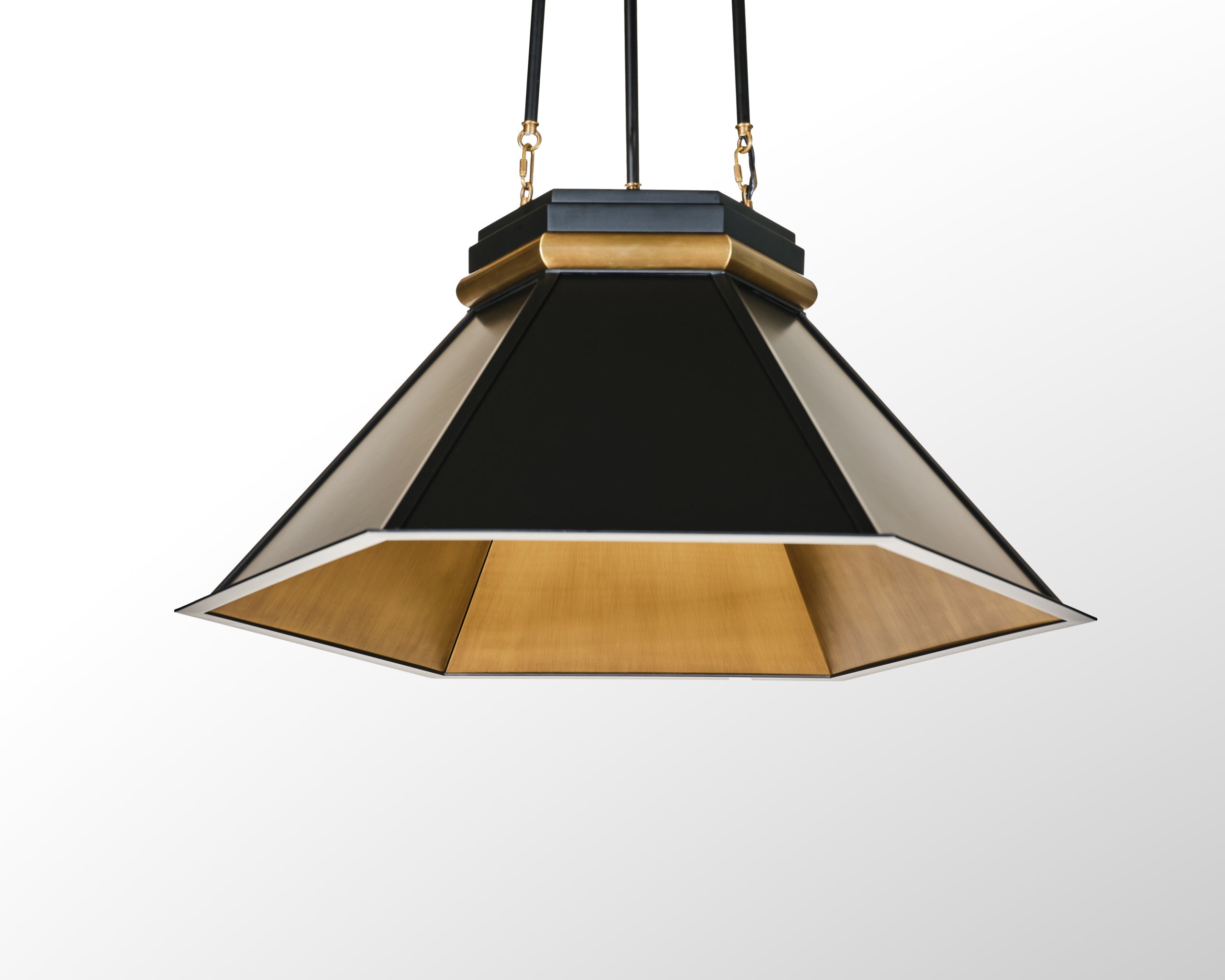 Mood Swings 1 Light Hexagonal Pendant - Heritage Black/Heritage Bronze