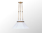Mood Swings 1 Light Hexagonal Pendant - Heritage White/Heritage Bronze