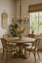 Dinner at 5 Light Chandelier - Heritage Bronze