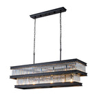 Double Take 6 Light 2-Tier Linear - Heritage Black