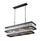 Double Take 6 Light 2-Tier Linear - Heritage Black