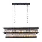 Double Take 6 Light 2-Tier Linear - Heritage Black