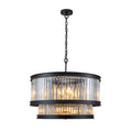 Double Take 14 Light 2-Tier Pendant - Heritage Black