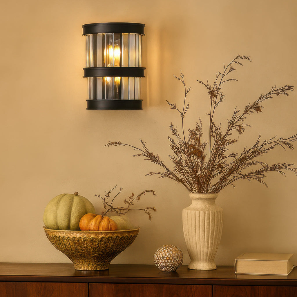Double Take 2 Light 2-Tier Sconce - Heritage Black