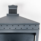 Midnight Manor 2 Light Sconce - Blackened Zinc/Antique Bronze