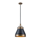Savarin 1 Light Small Pendant - Heritage Black/Heritage Bronze