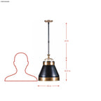 Savarin 1 Light Small Pendant - Heritage Black/Heritage Bronze