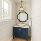 Savarin 1 Light Small Pendant - Heritage White/Heritage Bronze