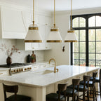 Savarin 1 Light Medium Pendant - Heritage White/Heritage Bronze