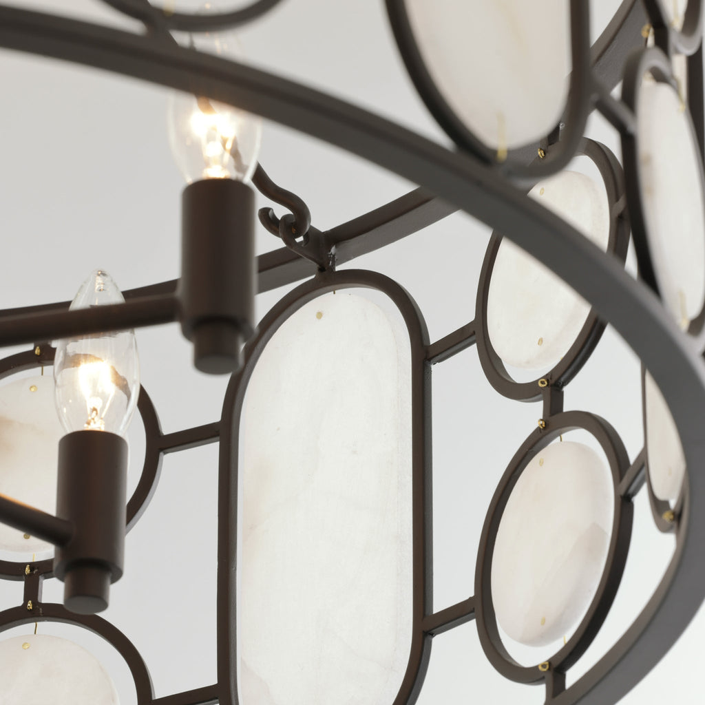 Oval Office  6 Light Pendant