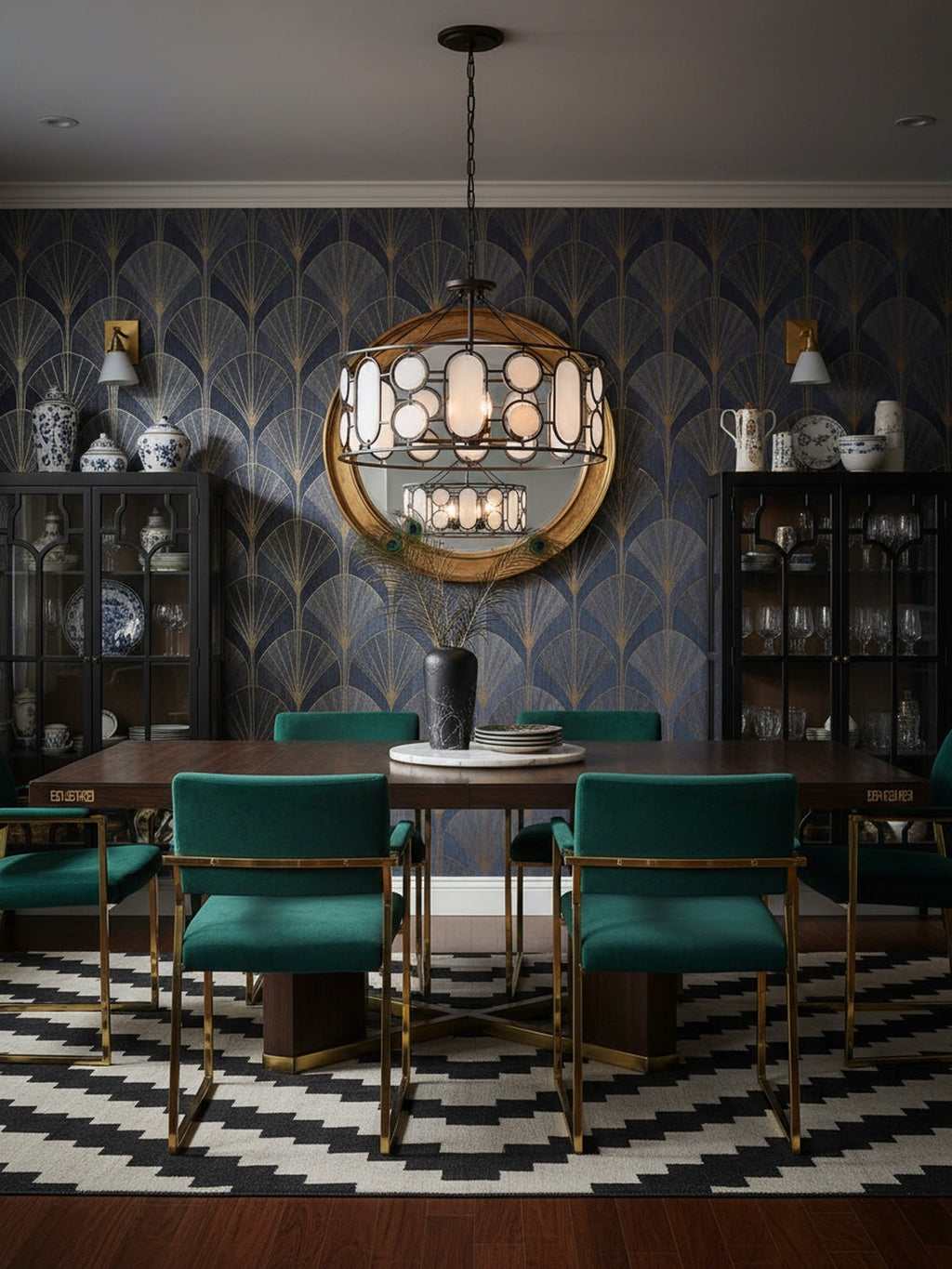 Oval Office  6 Light Pendant