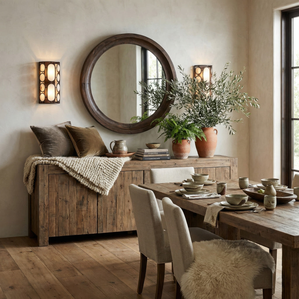 Oval Office 2 Light Sconce - Dark Bronze