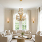 Petal Court 9 Light Pendant