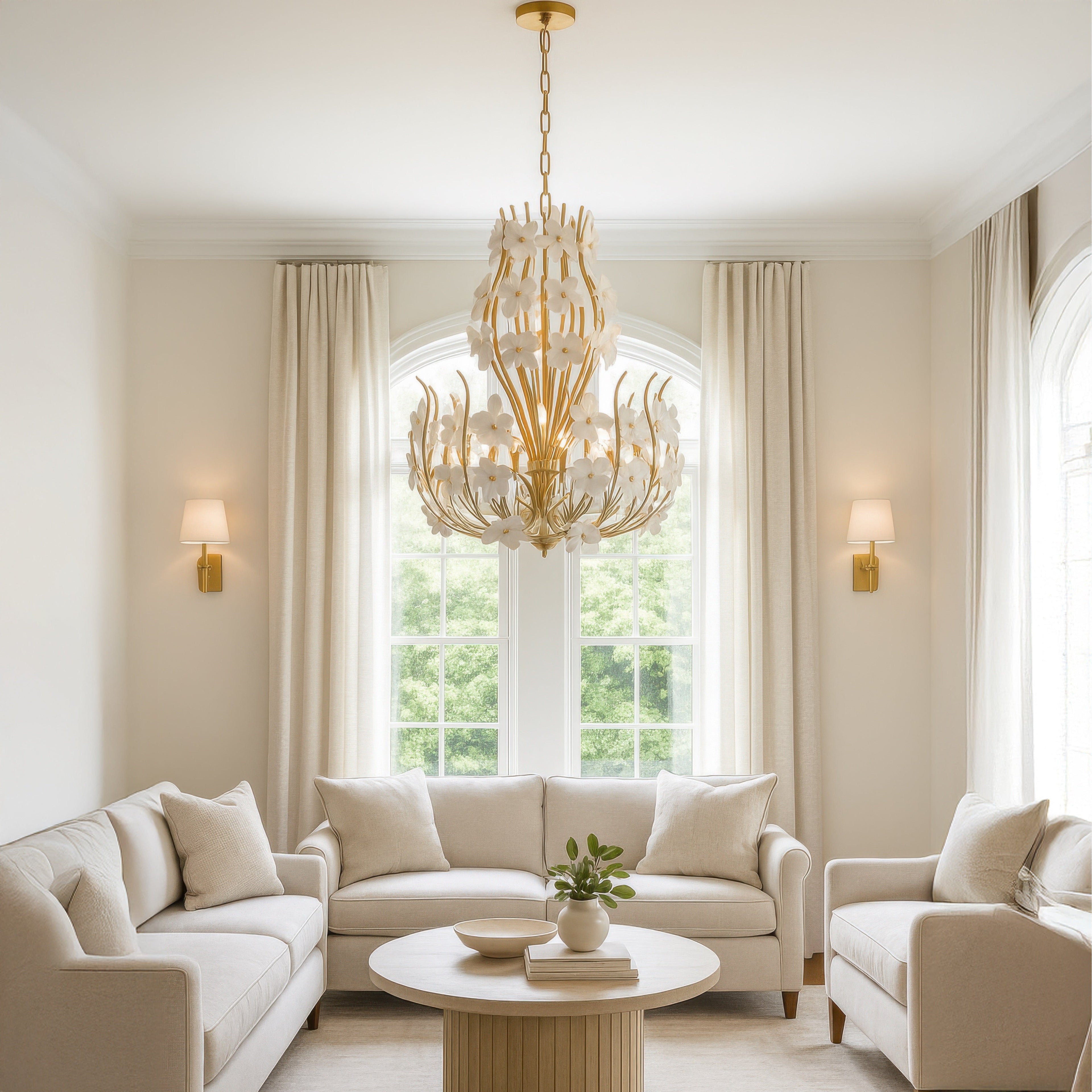 Petal Court 9 Light Chandelier
