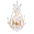 Petal Court 2 Light wall sconce