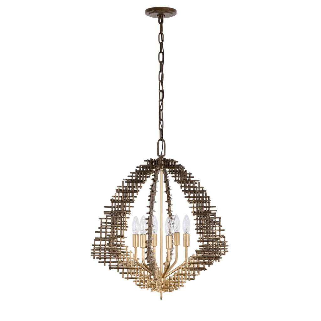 Construct 6 Light Pendant