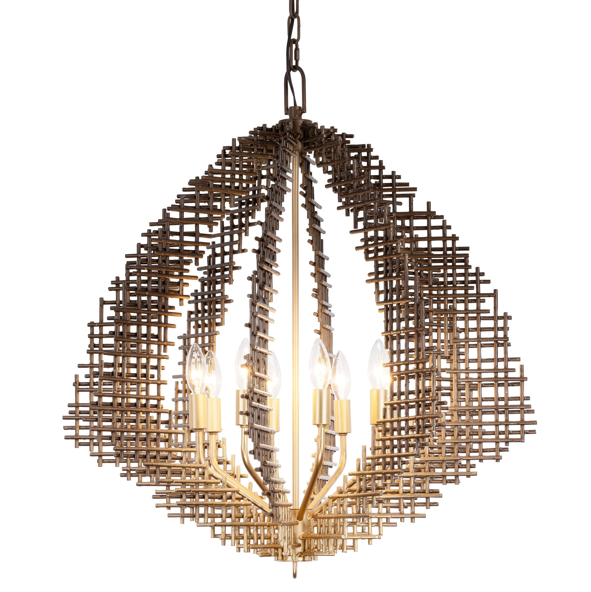Construct 8 Light Pendant