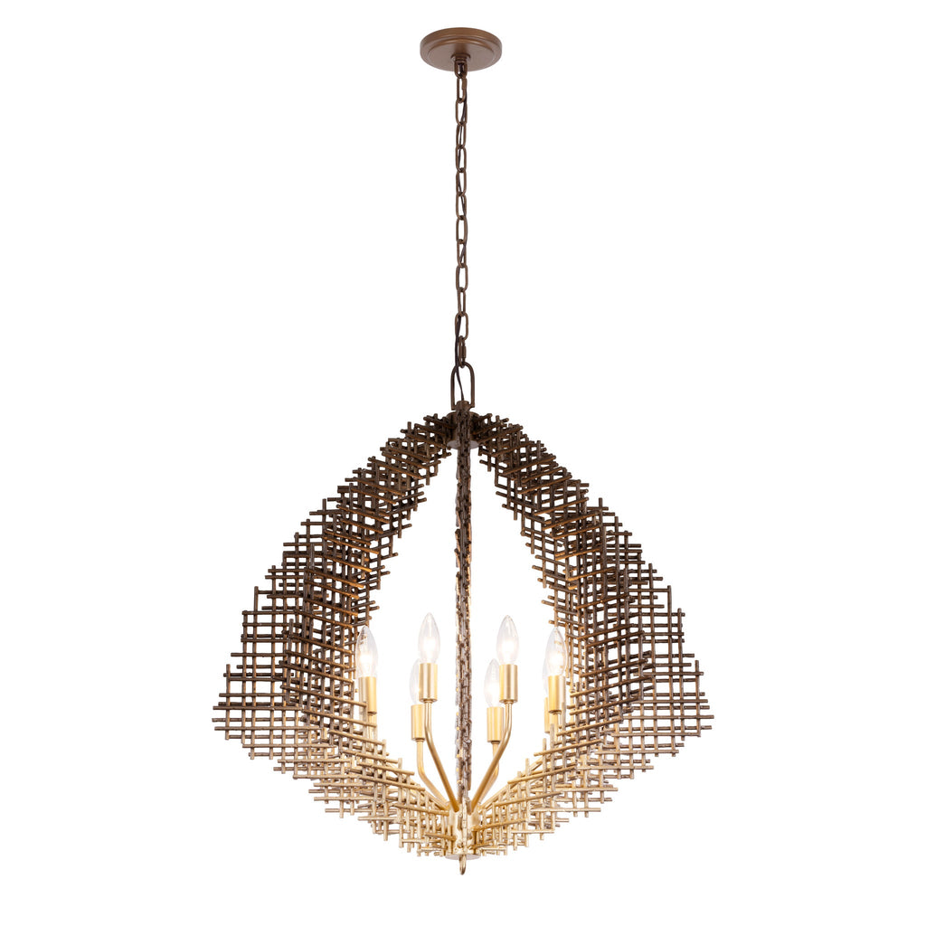Construct 8 Light Pendant