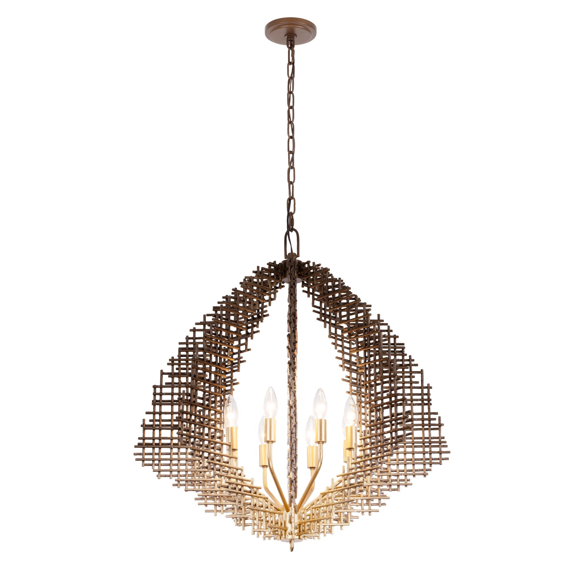 Construct 8 Light Pendant