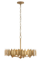 Petal Reign  5 Light Pendant