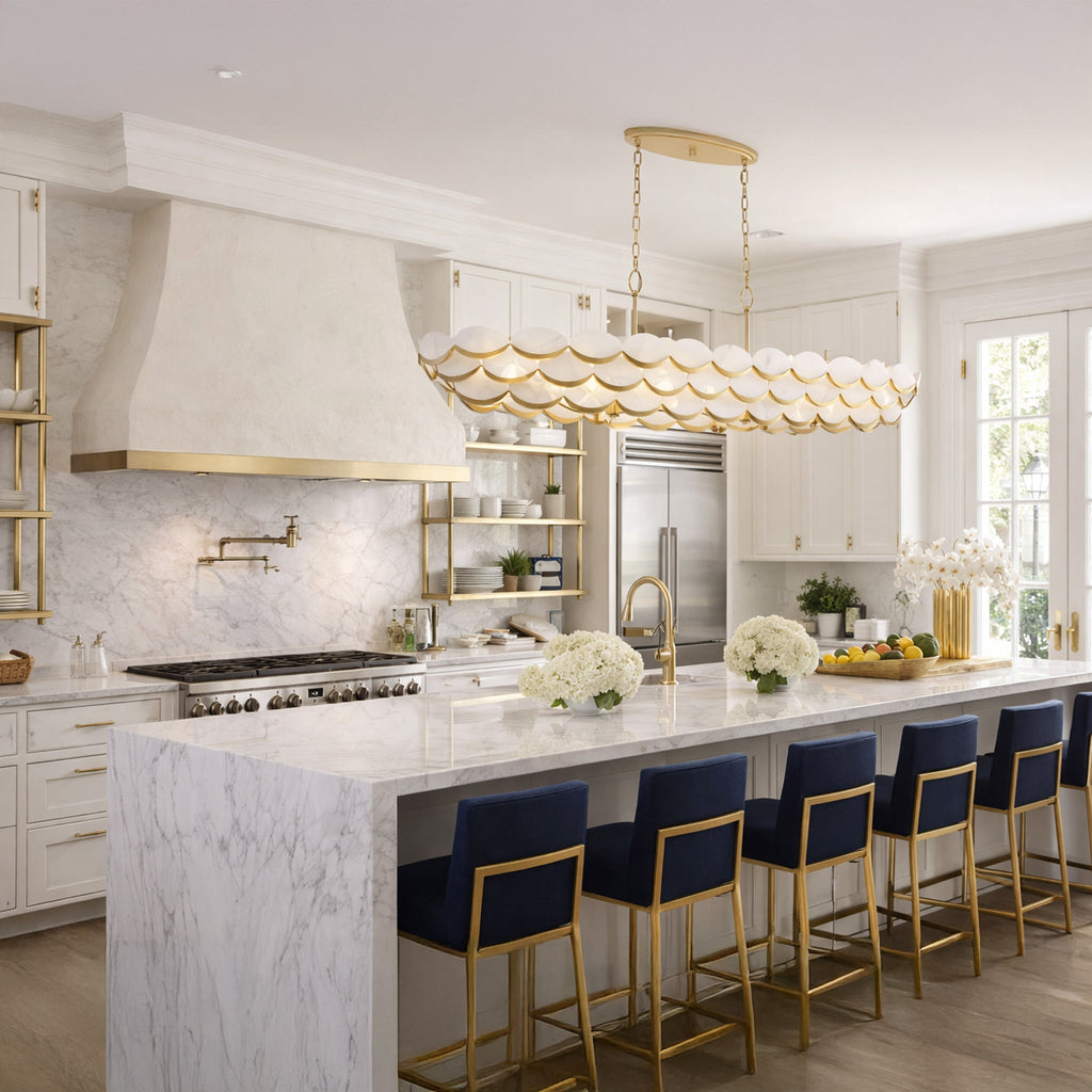 High Tide 6 Light linear Pendant