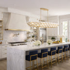 High Tide 6 Light linear Pendant