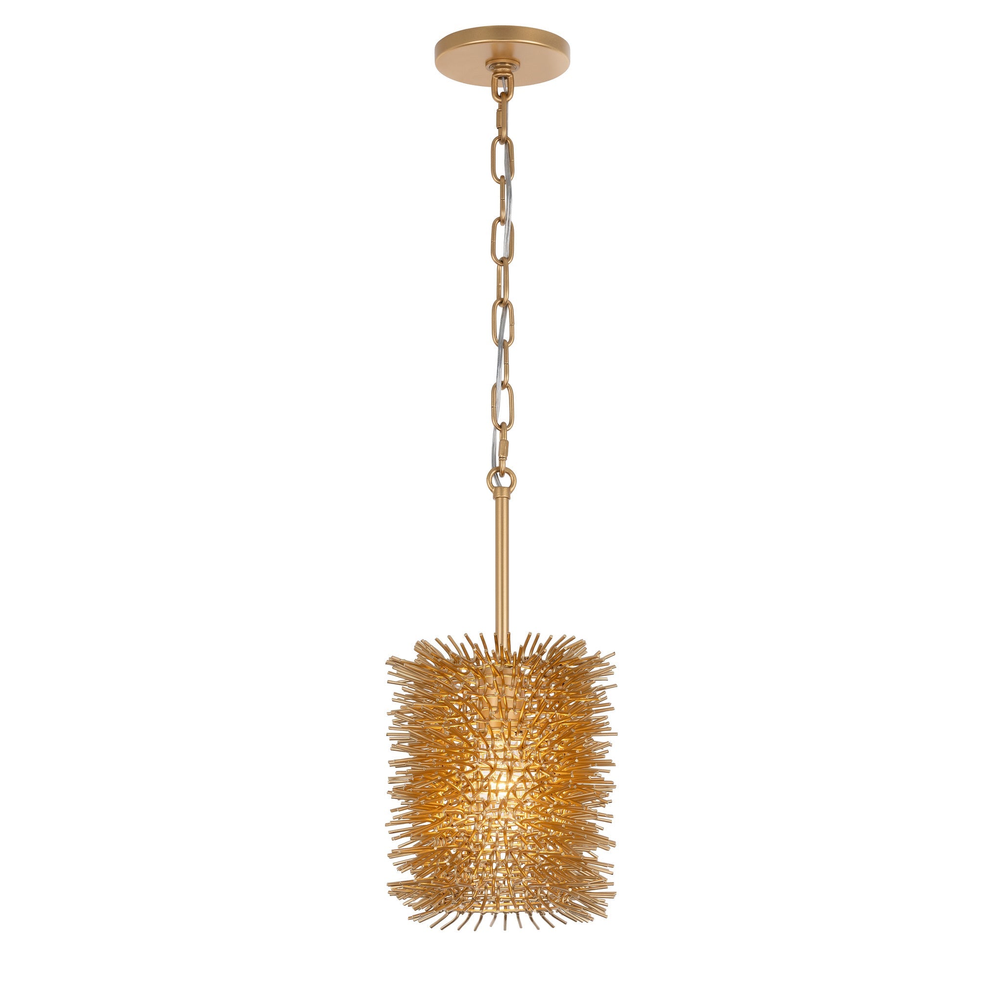 Urchin 1 Light Cylinder Pendant