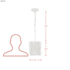 Urchin 1 Light Cylinder Mini Pendant