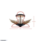 Aristocrat 4 Light Semi Flush