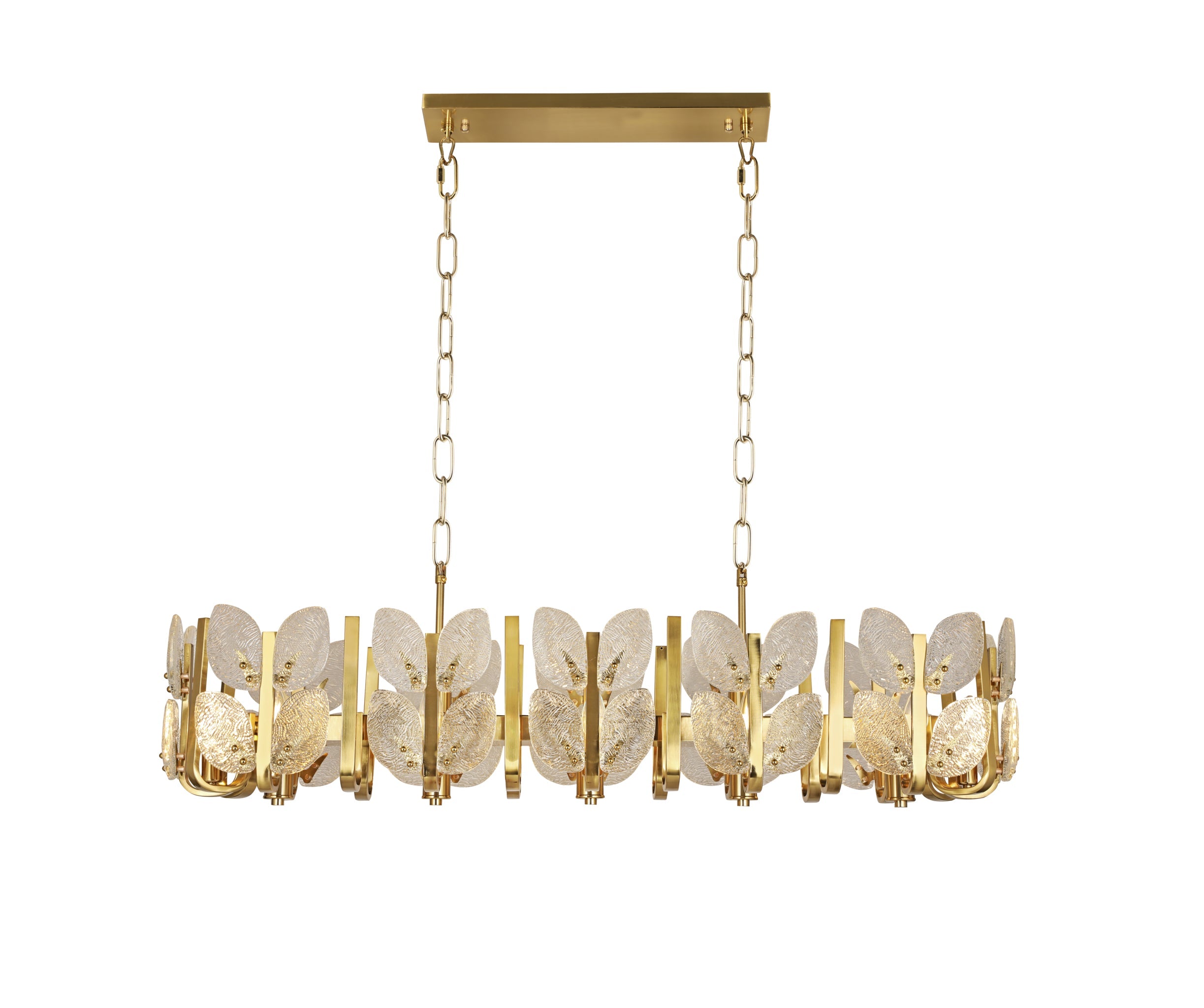 Brass Tax 12 Light Linear Chandelier
