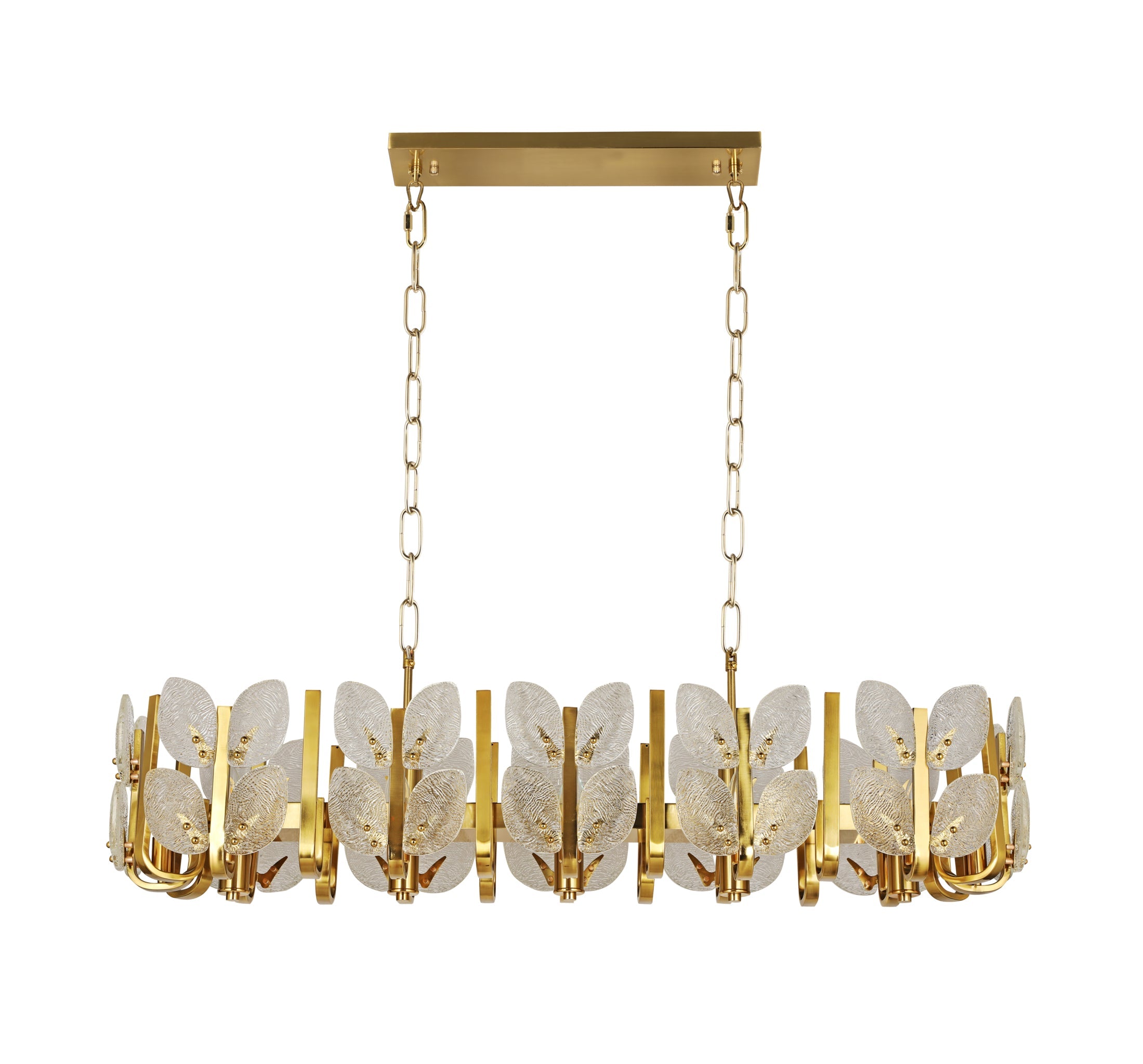 Brass Tax 12 Light Linear Chandelier