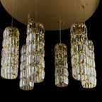 Golden Hour 6 Light Dimmable Round Cluster of Pendants