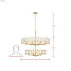 Drama Club 13 Light 2 Tier Pendant